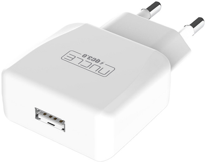 뉴클 QC 3.0 18W USB-A타입 고속충전기, 1개, 화이트