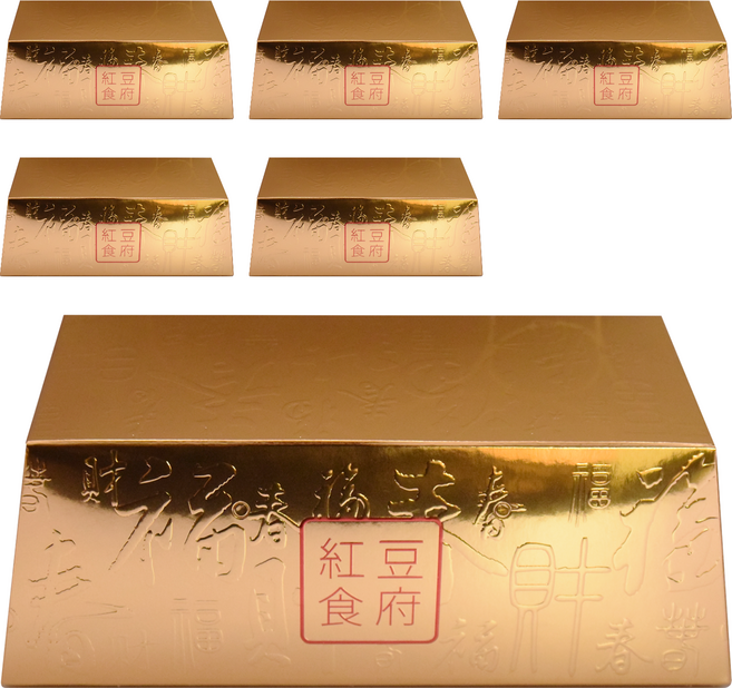 紅豆食府 蛋捲金磚禮盒 3個, 36g, 6盒