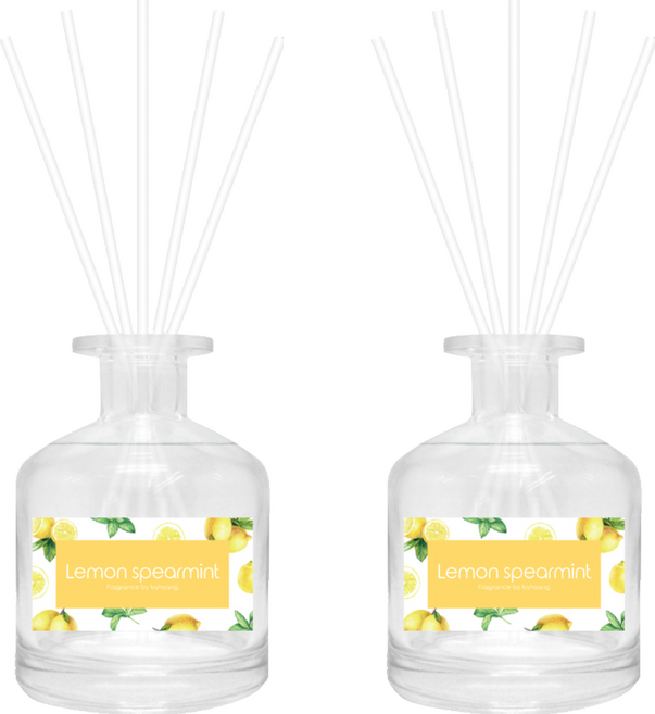 오도르 홈 디퓨저, 레몬스피아민트, 250ml, 2개