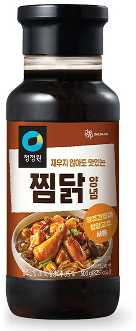 청정원 찜닭 양념, 500g, 1개