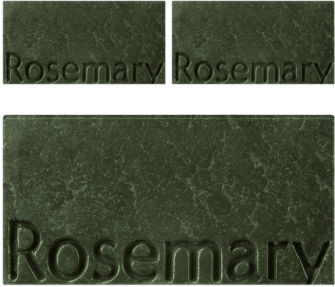 아로마티카 로즈마리 스칼프 스케일링 샴푸 바, 135g, 3개