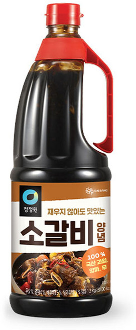 청정원 소갈비 양념, 2kg, 1개