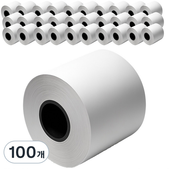 한솔제지 POS 감열 무약관 영수증 용지, 100개