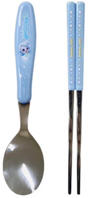 르번 아동용 슈팅스타 캐치티니핑 베이직 스푼 + 젓가락 세트, 빛나핑, 스푼 +  젓가락, 1개