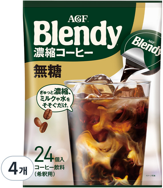 블랜디 포션커피 블랙, 18g, 24개입, 4개