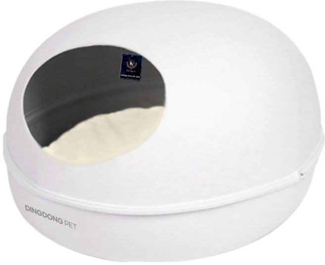딩동펫 숨숨집 고양이 하우스, 화이트, 1개