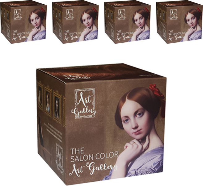 아트갤러리 더 살롱 컬러 염색제, 아트밀크브라운, 5개