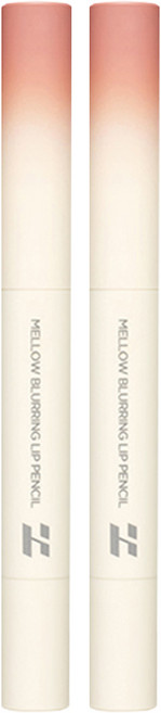 HOLIKA HOLIKA Mellow Blurring 唇筆 1.3g, 2個, 02 Nude Beige