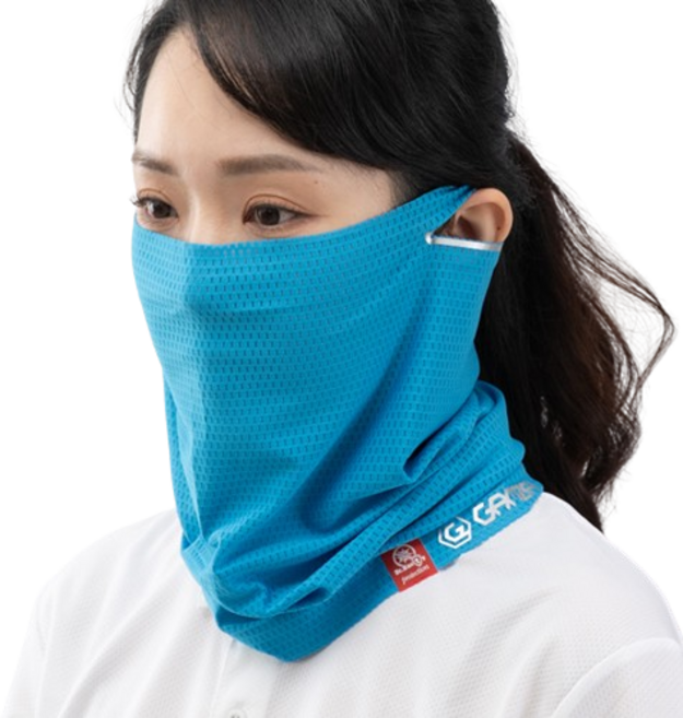 감자 UV 자외선 차단 메쉬 마스크 M1, 블루, 1개