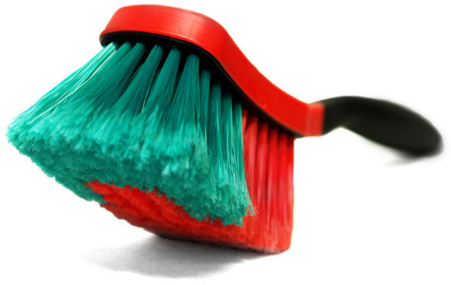 바이칸 차량용 소프트 휠 브러쉬 525252, 혼합색상, 1개