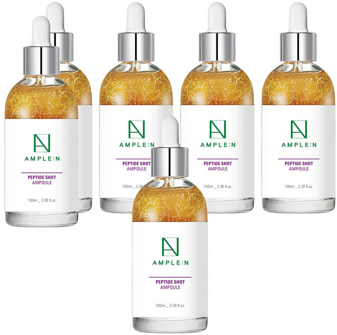 AMPLE N 胜肽彈力撫紋安瓶, 100ml, 6瓶