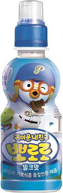 팔도 뽀로로 어린이음료 밀크맛, 235ml, 1개