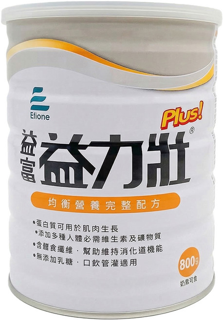 益富 益力壯 Plus 均衡營養完整配方, 1罐, 800g