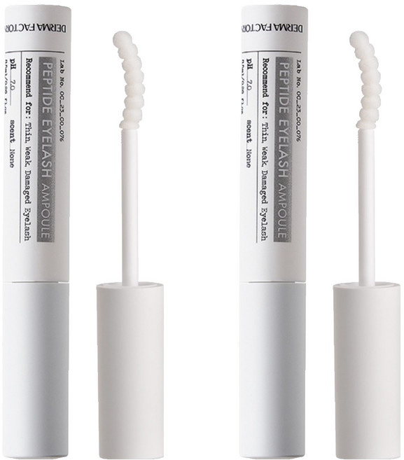 더마팩토리 펩타이드 아이래쉬 앰플 영양제, 8.5ml, 2개