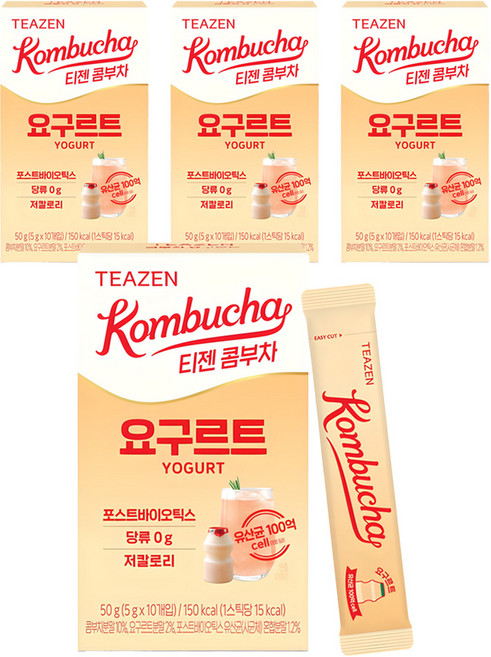 티젠 콤부차 요구르트, 5g, 10개입, 4개