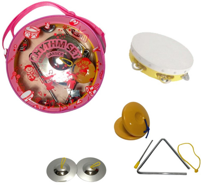 삼익악기 원형 리듬악기 세트 NSR-24, PINK, 1개