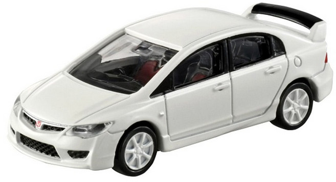 TOMICA TAKARA TOMY PRM37 本田 Civic Type, 白色, 1個