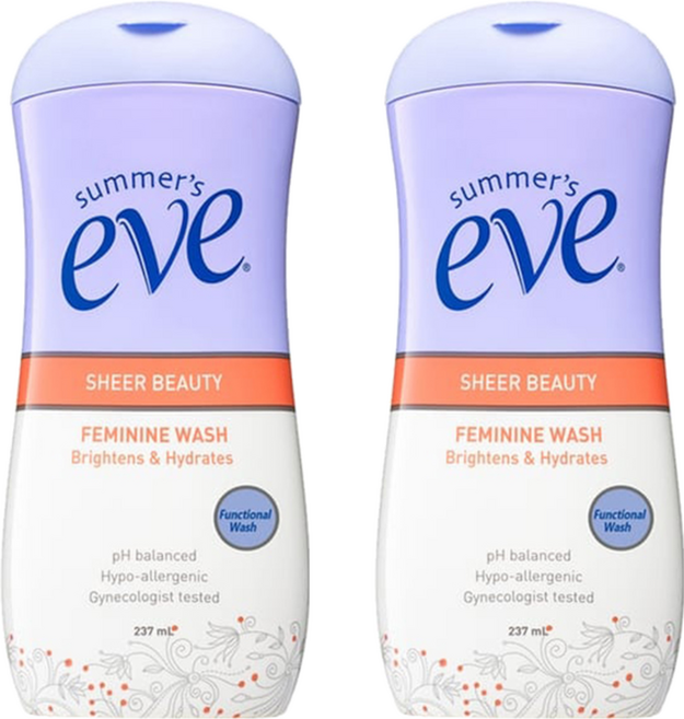 summer's eve 浴潔露 潤白美肌, 237ml, 2瓶