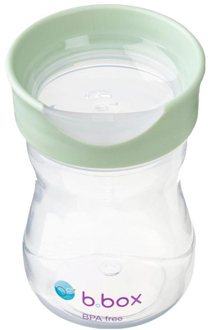 b.box PP學飲杯 款式隨機, 莫蘭迪綠, 240ml, 1個