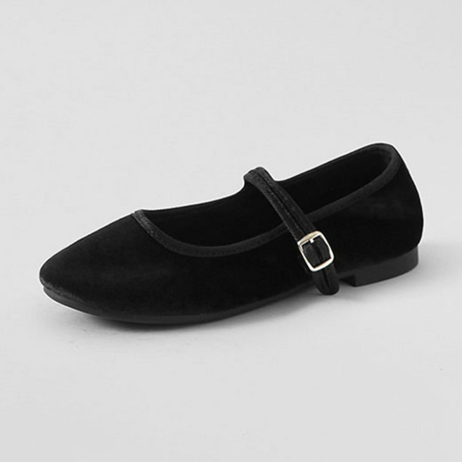 ChakanShoes 絲絨瑪莉珍平底鞋 PMSDR3f863