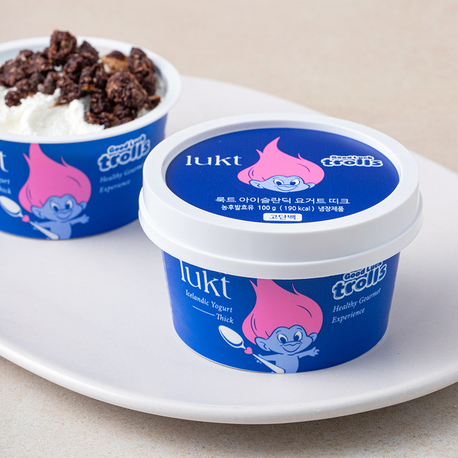 룩트 아이슬란딕 요거트 띠크 100g + 허니스틱 15g + 초코 클러스터 25g, 140g, 1세트