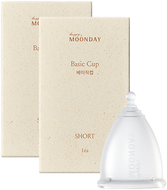 해피문데이 베이직 생리컵, 소형, 1개입, 2개