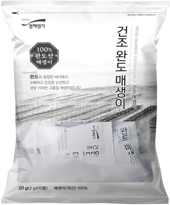 마켓밀러 건조 완도 매생이, 20g, 1개