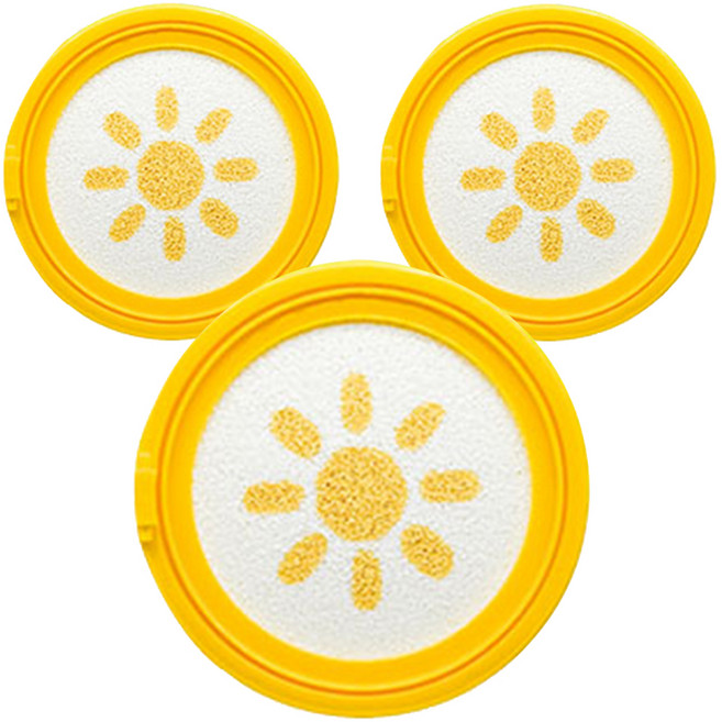 엘로엘 팡팡 옐로우 선쿠션 플러스 리필 SPF50+PA++++, 15g, 3개