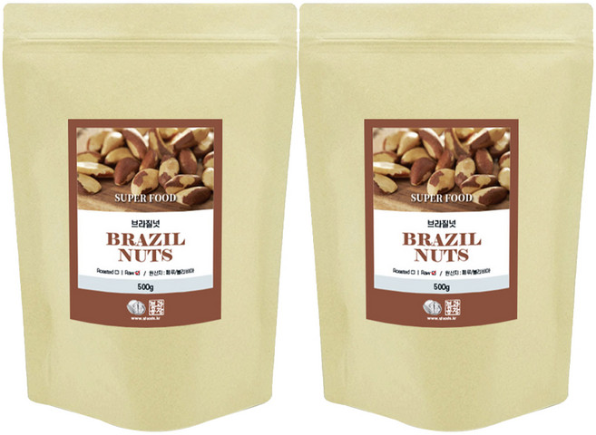 Nuts Factory 巴西堅果 Medium, 500g, 2個