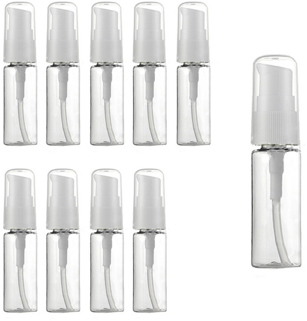 화장품 펌프용기 20ml, 흰색, 10개