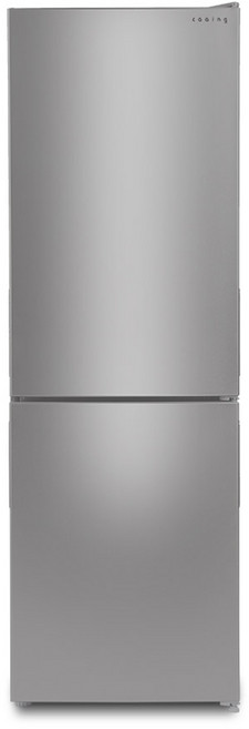 쿠잉전자 메탈 슬림 콤비 156L 2도어 냉장고 방문설치, REF-C160S