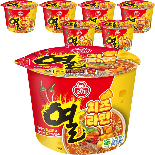OTOKI 不倒翁 辛辣碗麵 起司風味 100g, 7入