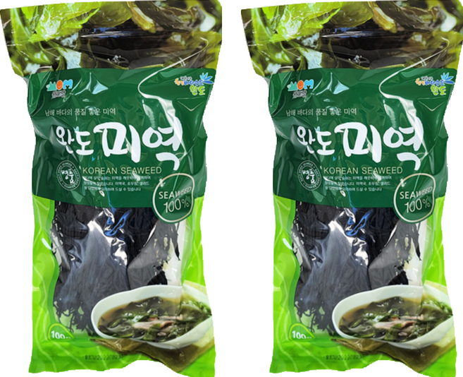 Wandomom 莞島乾海帶芽, 100g, 2包