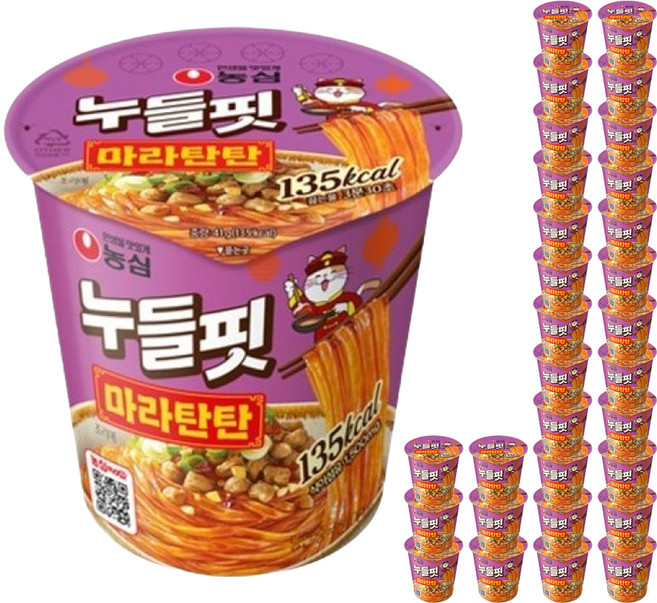 누들핏 마라탄탄 41g, 40개