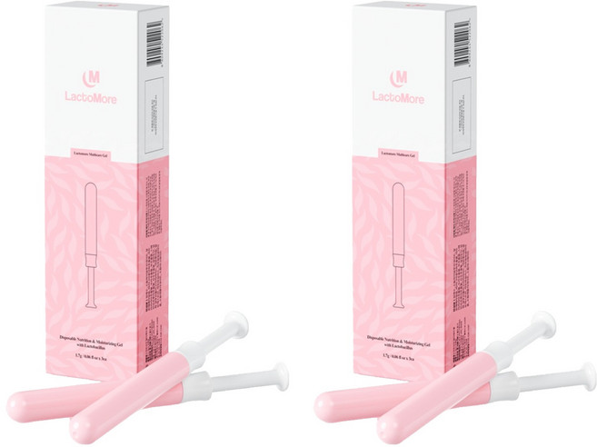 락토모아 멀티케어젤 여성청결제 3p, 5.1g, 2개