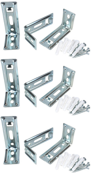 코텍스 커튼꺽쇠 대 3p 세트, 혼합색상, 3세트