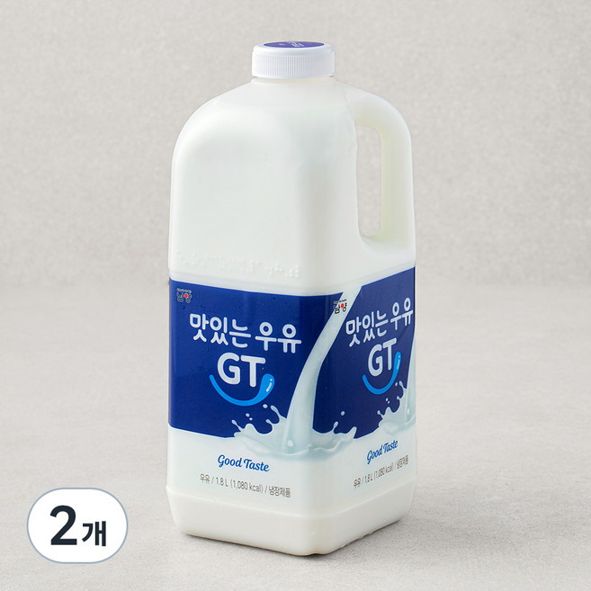 남양유업 맛있는우유 GT, 1.8L, 2개