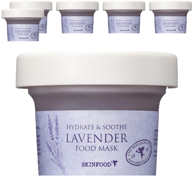 스킨푸드 라벤더 푸드 마스크 120g, 1개입, 6개