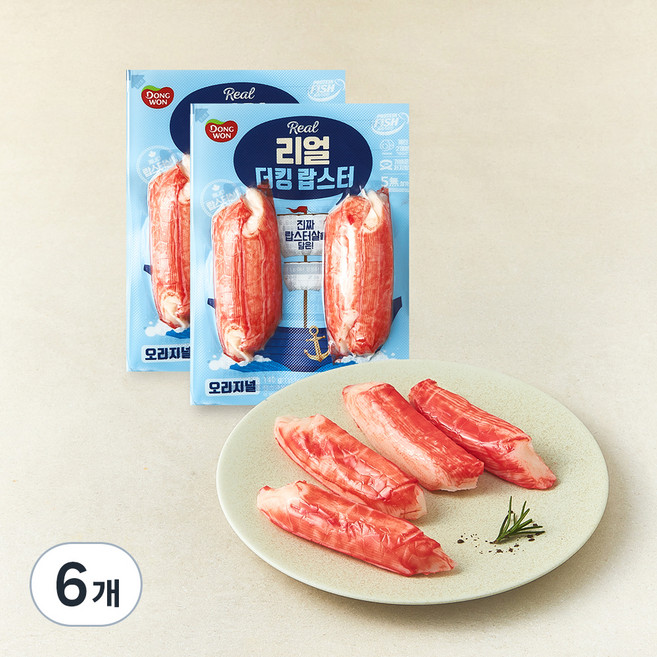 동원 더킹 랍스터 오리지널, 140g, 6개