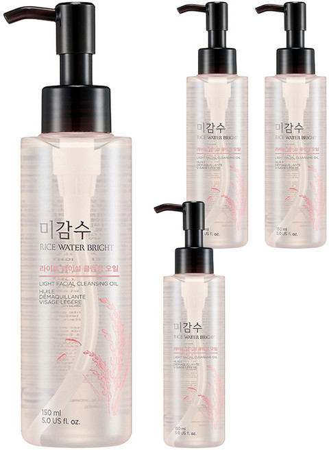 더페이스샵 미감수 브라이트 라이트 클렌징 오일, 150ml, 4개