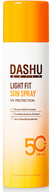 다슈 데일리 라이트핏 선 스프레이 SPF 50+ PA+++, 1개, 150ml