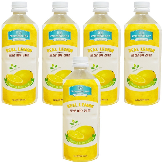 파낙스 로쏘 189 레몬 음료베이스, 1L, 5개
