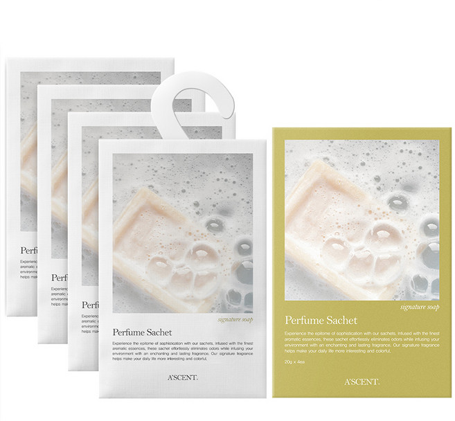 에이센트 퍼퓸 샤쉐 본품 L, 20g, 4개, 시그니처솝