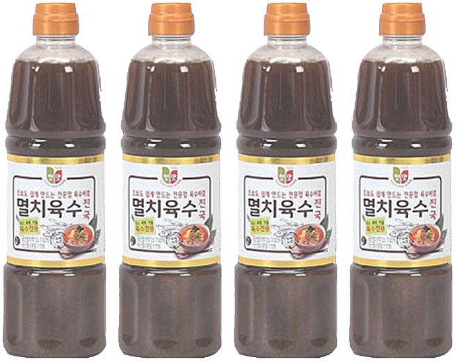 청우식품 멸치육수 진국, 2kg, 4개