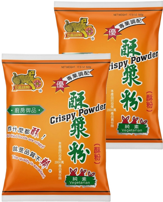 金錢豹 酥漿粉, 0.5kg, 2包