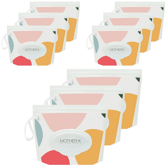 마더케이 건티슈 파우치, 혼합색상, 9개