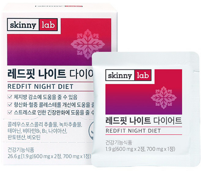 스키니랩 레드핏 나이트 다이어트, 14회분, 1개