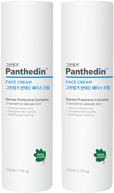 그린핑거 판테딘 페이스 크림, 50ml, 2개
