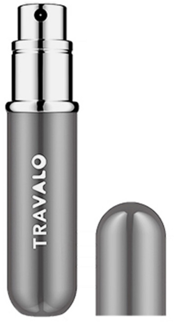 트라발로 클래식 뉴 펌핑식 충전 휴대용 향수공병 5ml, 티타늄, 1개
