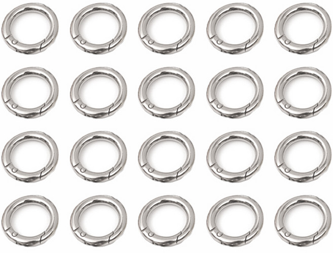 오픈형 오링 20mm, 실버, 20개
